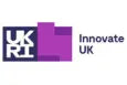 Innovate UK logo with purple and white design