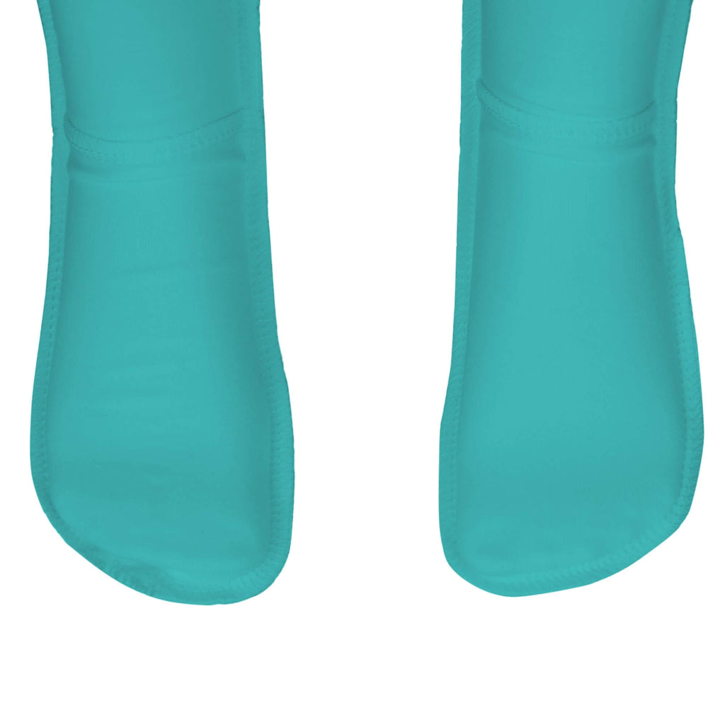 Skinakin clothing's eczema pyjamas, showing fully enclosed socks feature.