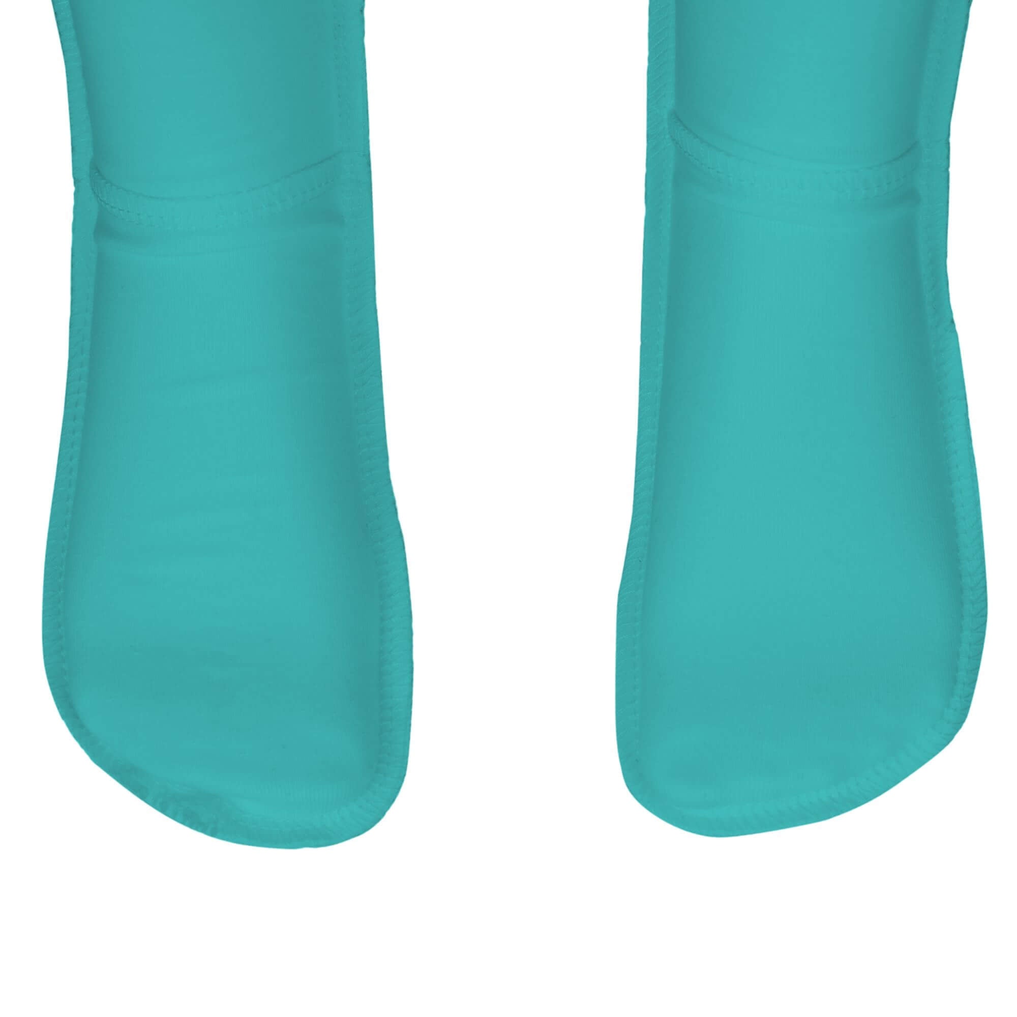 Skinakin clothing's eczema pyjamas, showing fully enclosed socks feature.